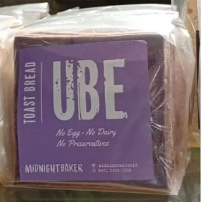 

Ube Toast Bread Midnight Baker