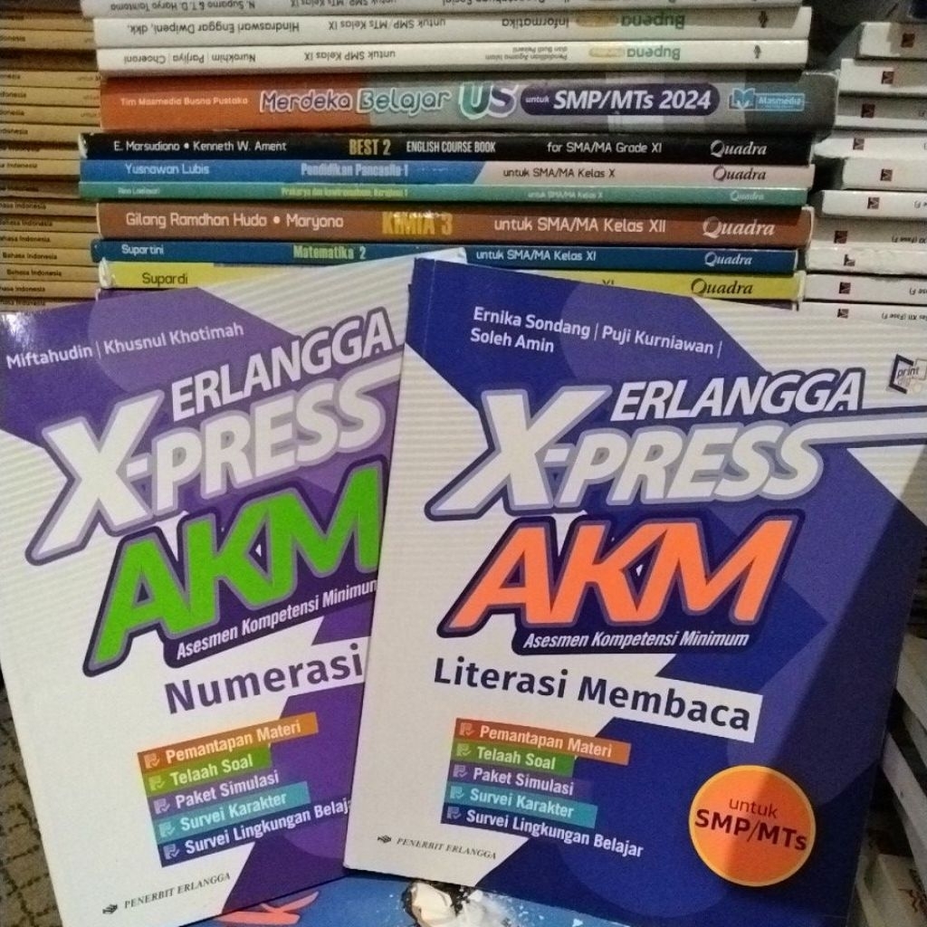 ERLANGGA X-PRESS AKM LITERASI MEMBACA DAN NUMERASI