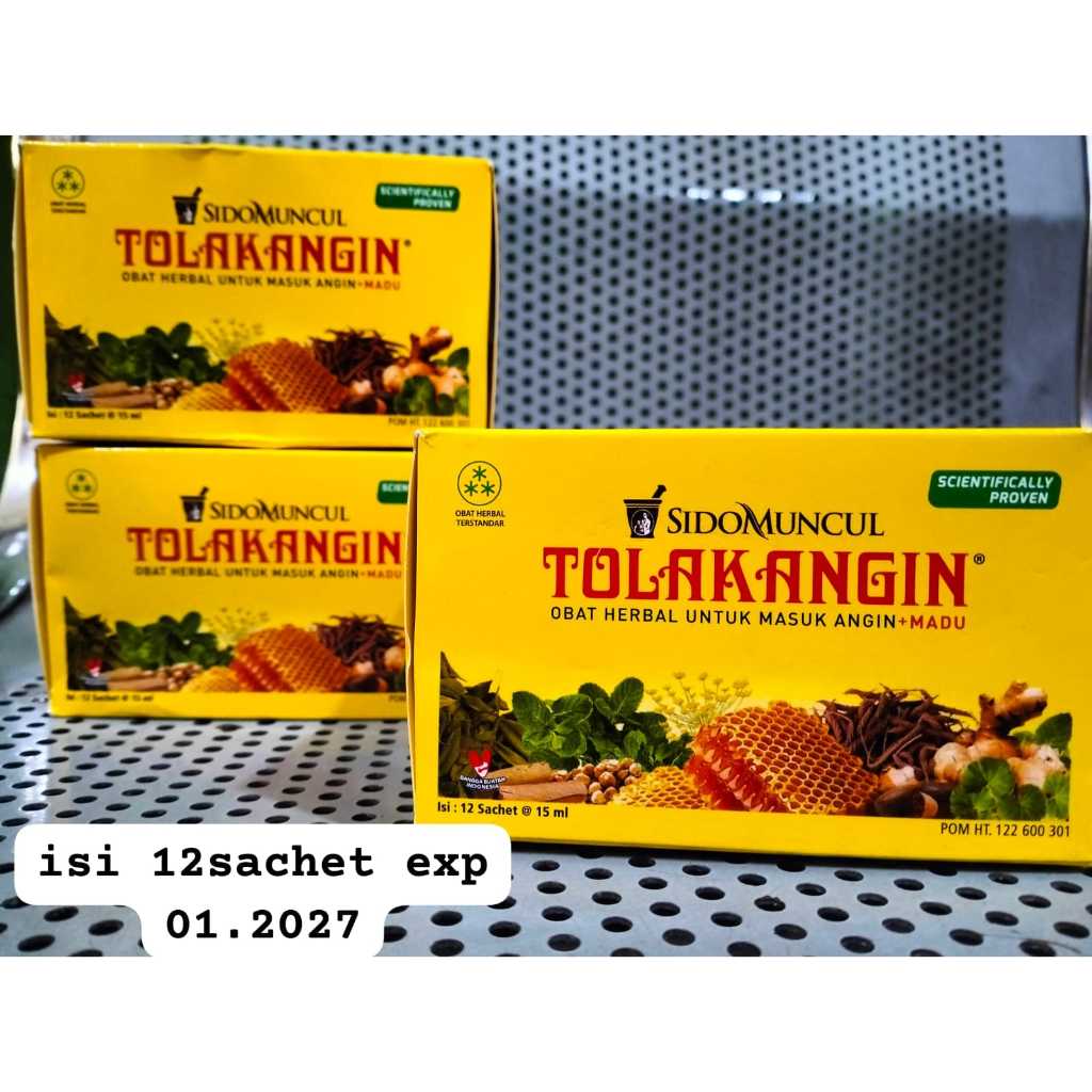 

tolak angin obat herbal untuk masuk angin + madu sidomuncul