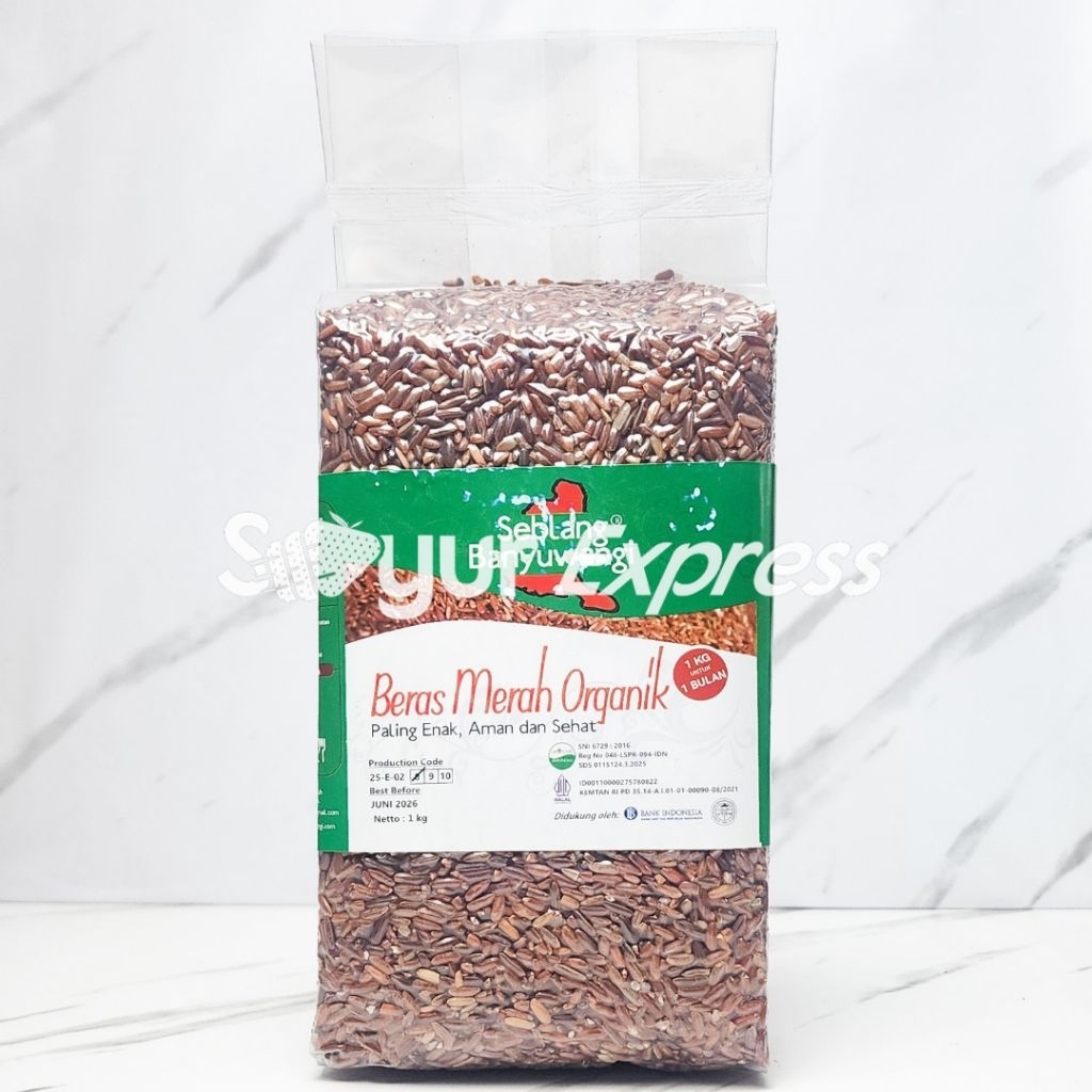 

KIRIM INSTAN Beras Merah Organik Seblang Banyuwangi 1kg