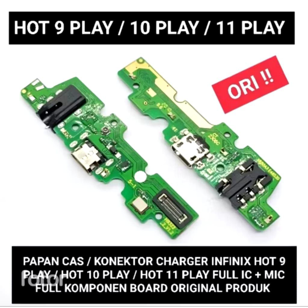 Papan Cas Infinix Hot 9 Play / Hot 10 Play / Hot 11 play Original – Konektor Charger Board Sparepart