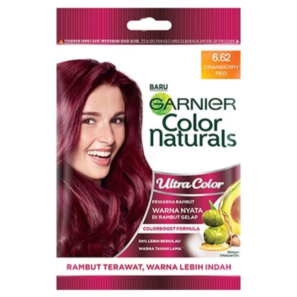 Garnier Ultra Color Perwarna Rambut 6.62 Cranberry  20 ml