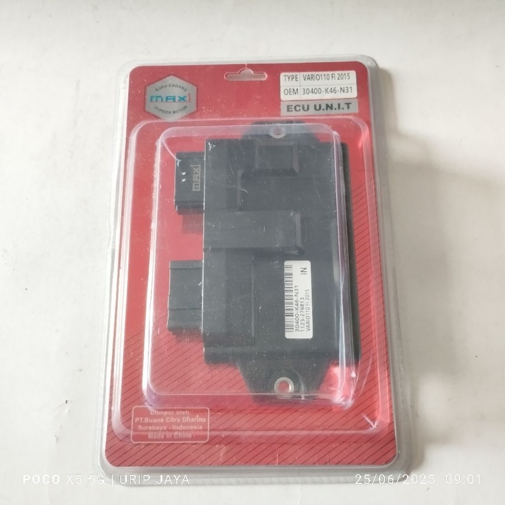 ECU / ECM 30400K46N31 Vario 110 fi ISS K46 MAX1