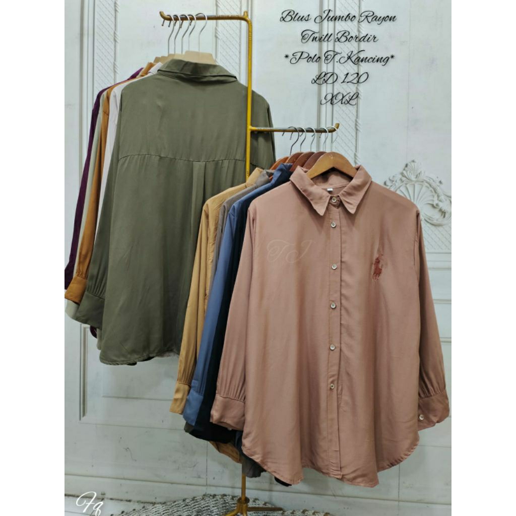BLUS WANITA RAYON JUMBO LD120