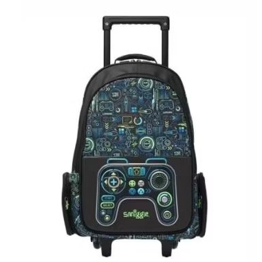 Tas Virtual Smiggle Trolley Backpack - Tas Koper Anak - Tas Sekolah - Kado - Smiggle Virtual Game Tr