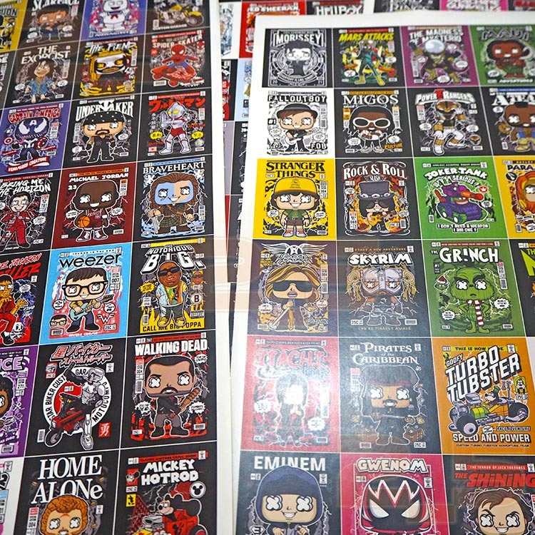 

STIKER ANIME POP ART ACTION FIGURES BAHAN KROMO (BELUM DIPOTONG)