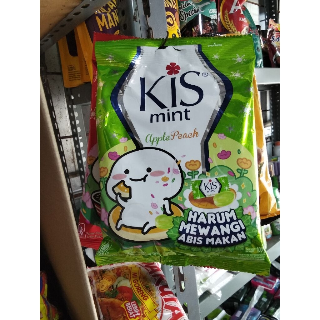 

permen kiss hijau
