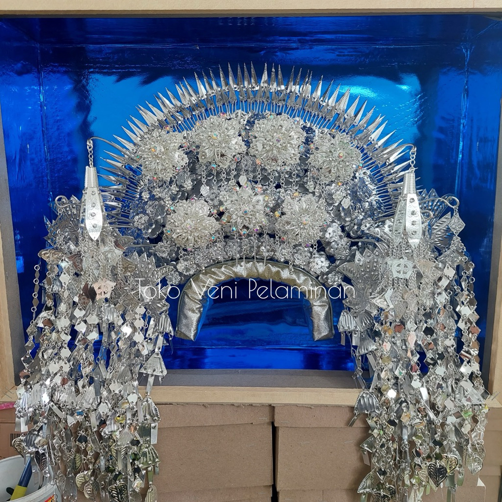 suntiang minang silver full jurai / sunting padang / suntiang penganten