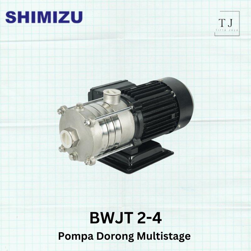Pompa Booster SHIMIZU BWJT 2-4 Horizontal Multistage Stainless Pump