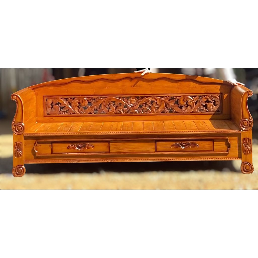 Bale-bale Minimalis Kayu Jati