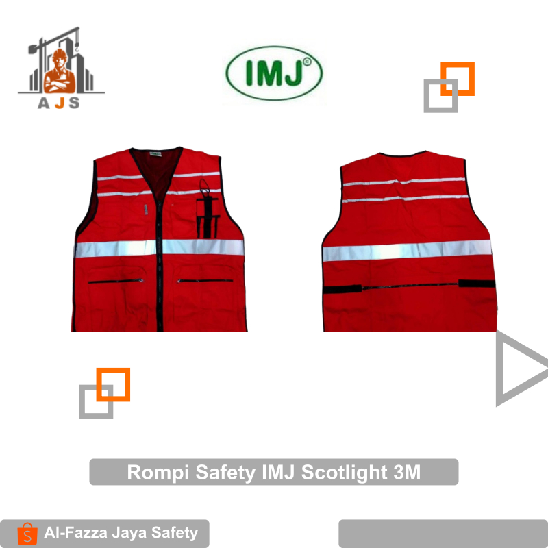 Rompi Safety IMJ Scotlight 3M / Safety Vest Proyek