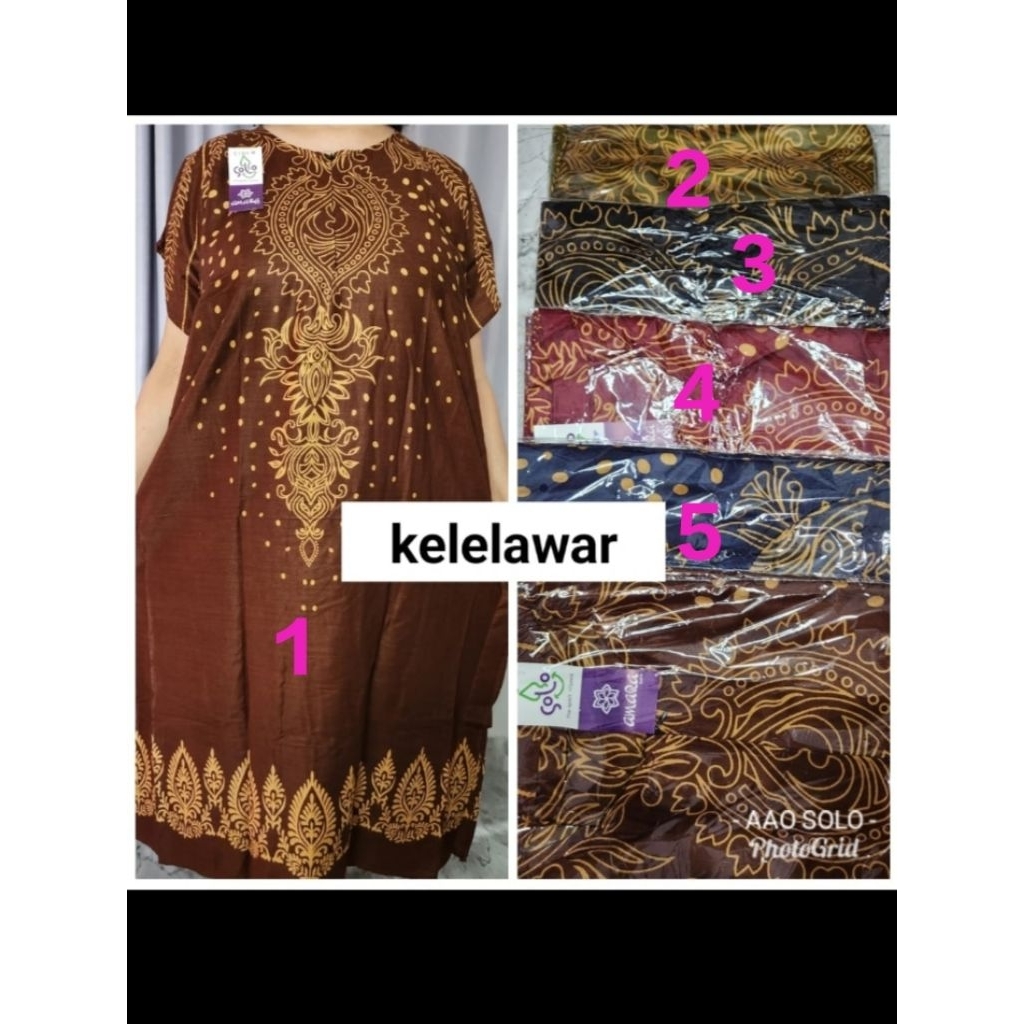 Jual Daster Kelelawar | Daster Lowo motif batik | AA Solo Daster