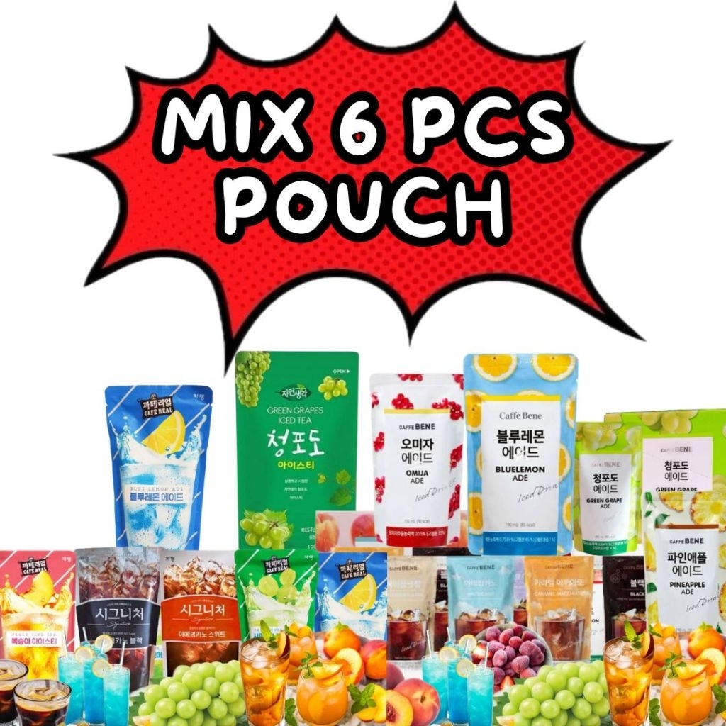 

Bundling jardin korean drink Mix 6 pouch
