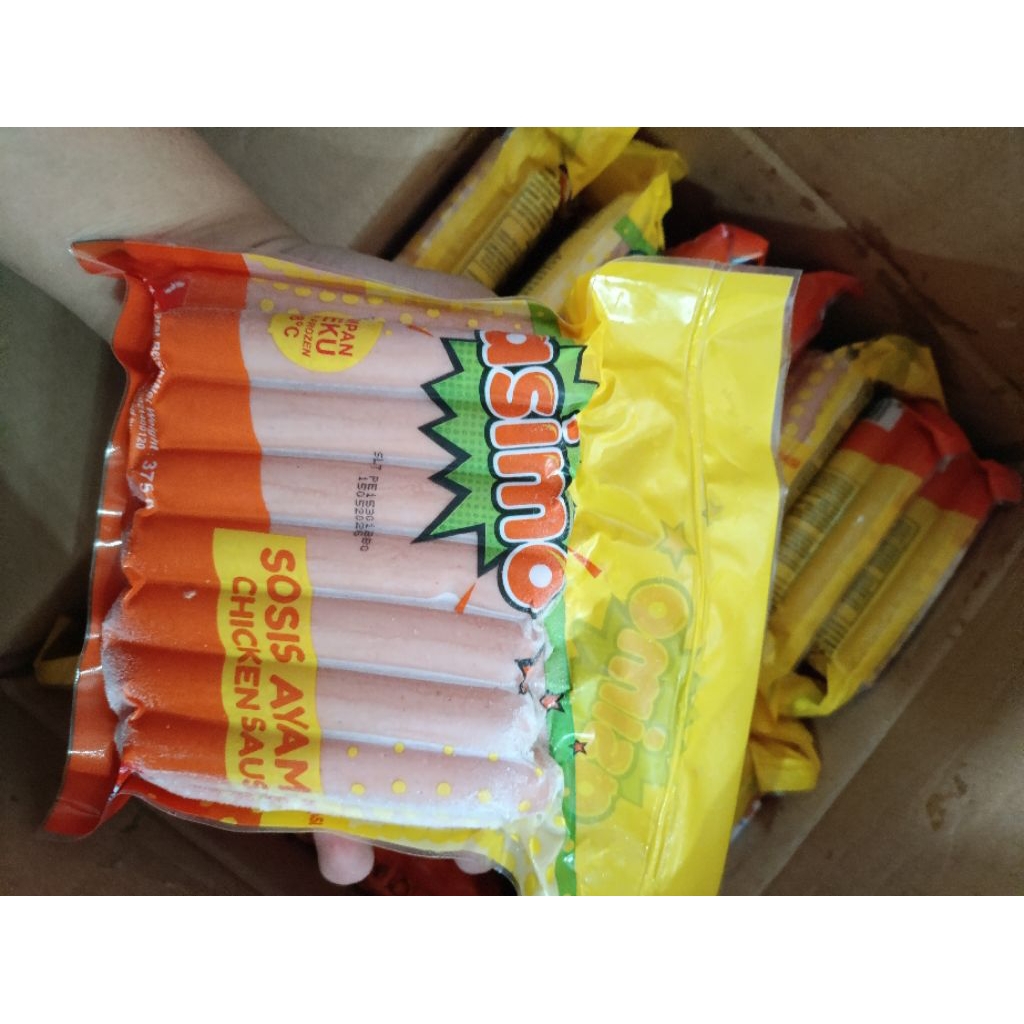 

ASIMO SOSIS AYAM 375GR 1BOX ISI 12PACK