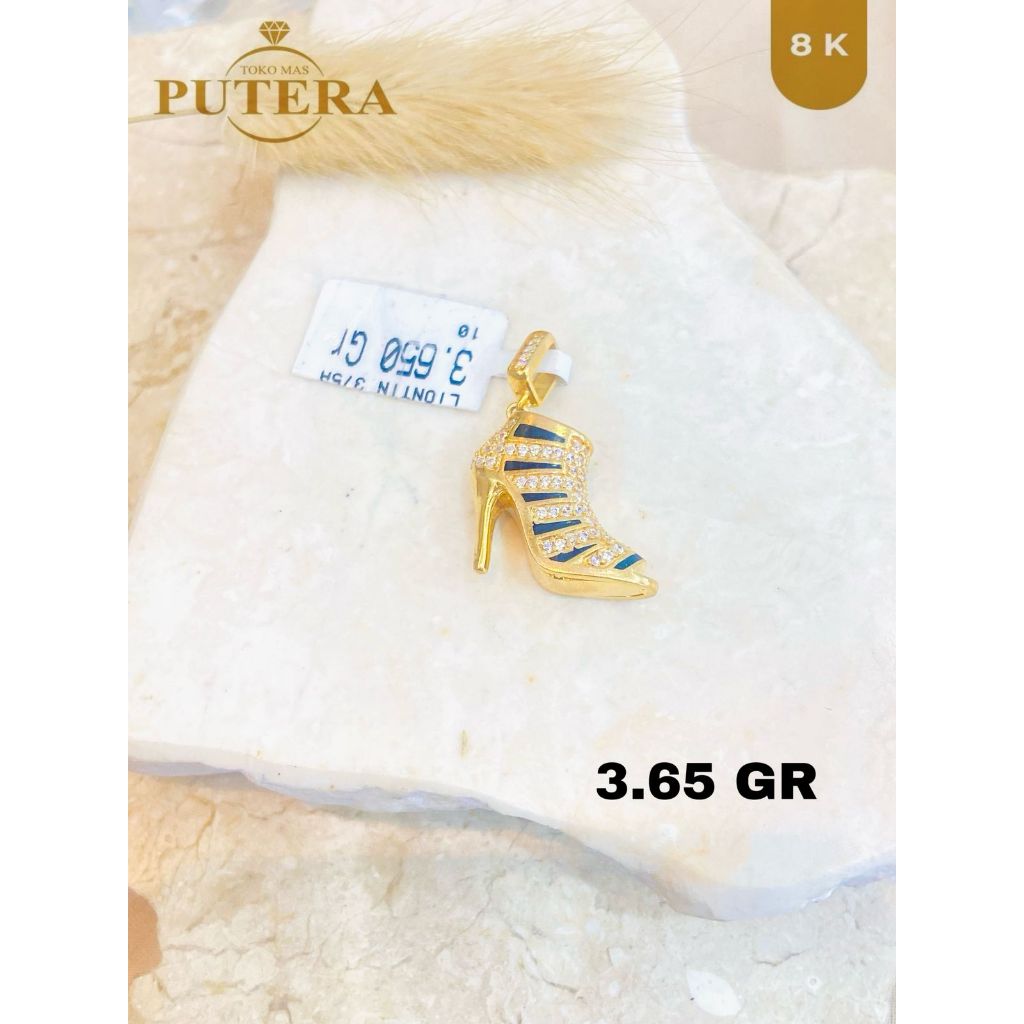 liontin sepatu hills fashion 3.65 gr