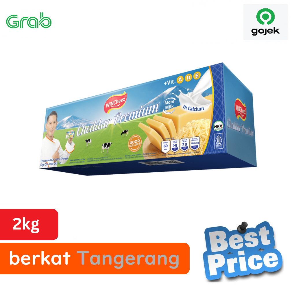 

Wincheez Keju Cheddar Premium 2kg