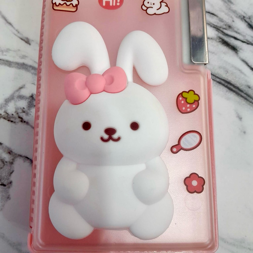 

TEMPAT PINSIL MAGNET 3D 35281-G MOTIF RABBIT ADA RAUTAN