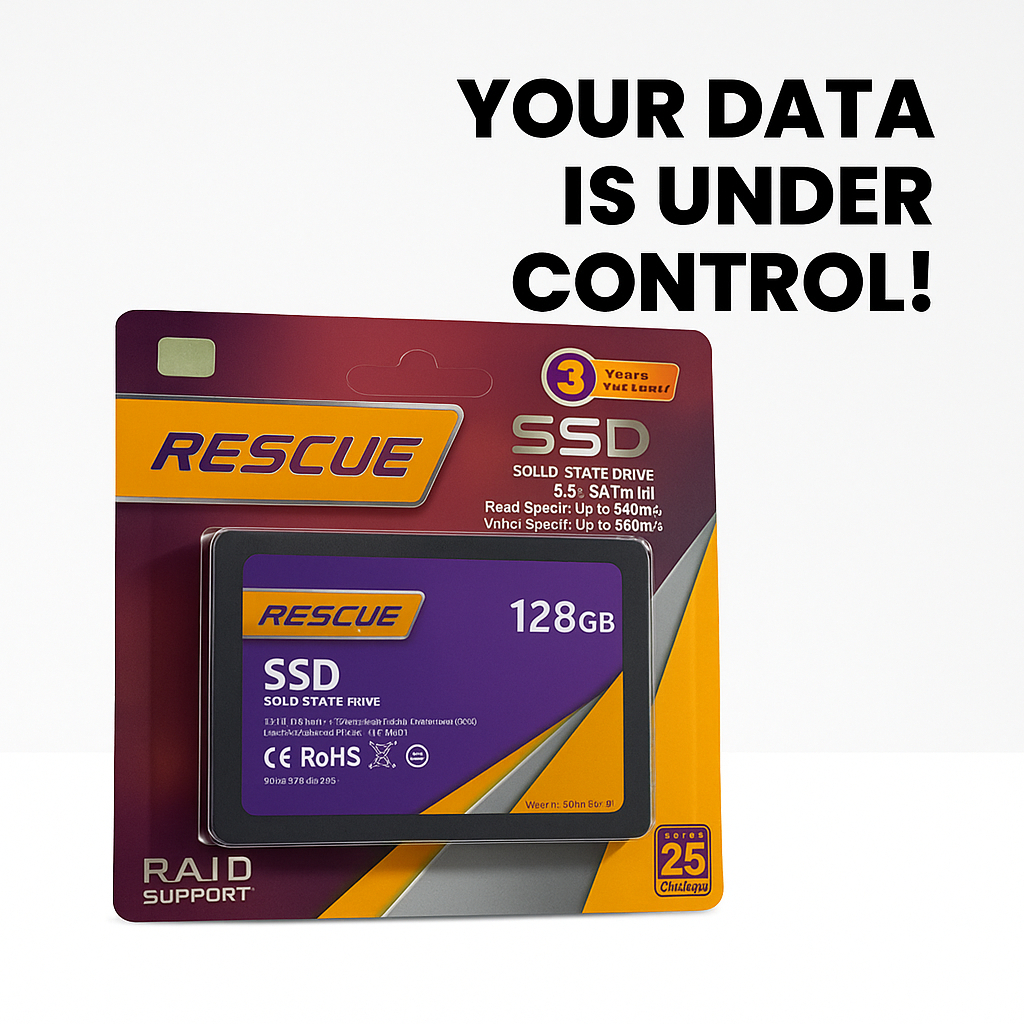 SSD SATA V-GEN RESCUE 128GB UNTUK LAPTOP & KOMPUTER MURAH BERKUALITAS VGEN ORIGINAL