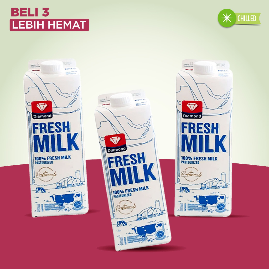 

BELI 3 LEBIH HEMAT DIAMOND MILK FRESH PROFESIONAL 946 ML
