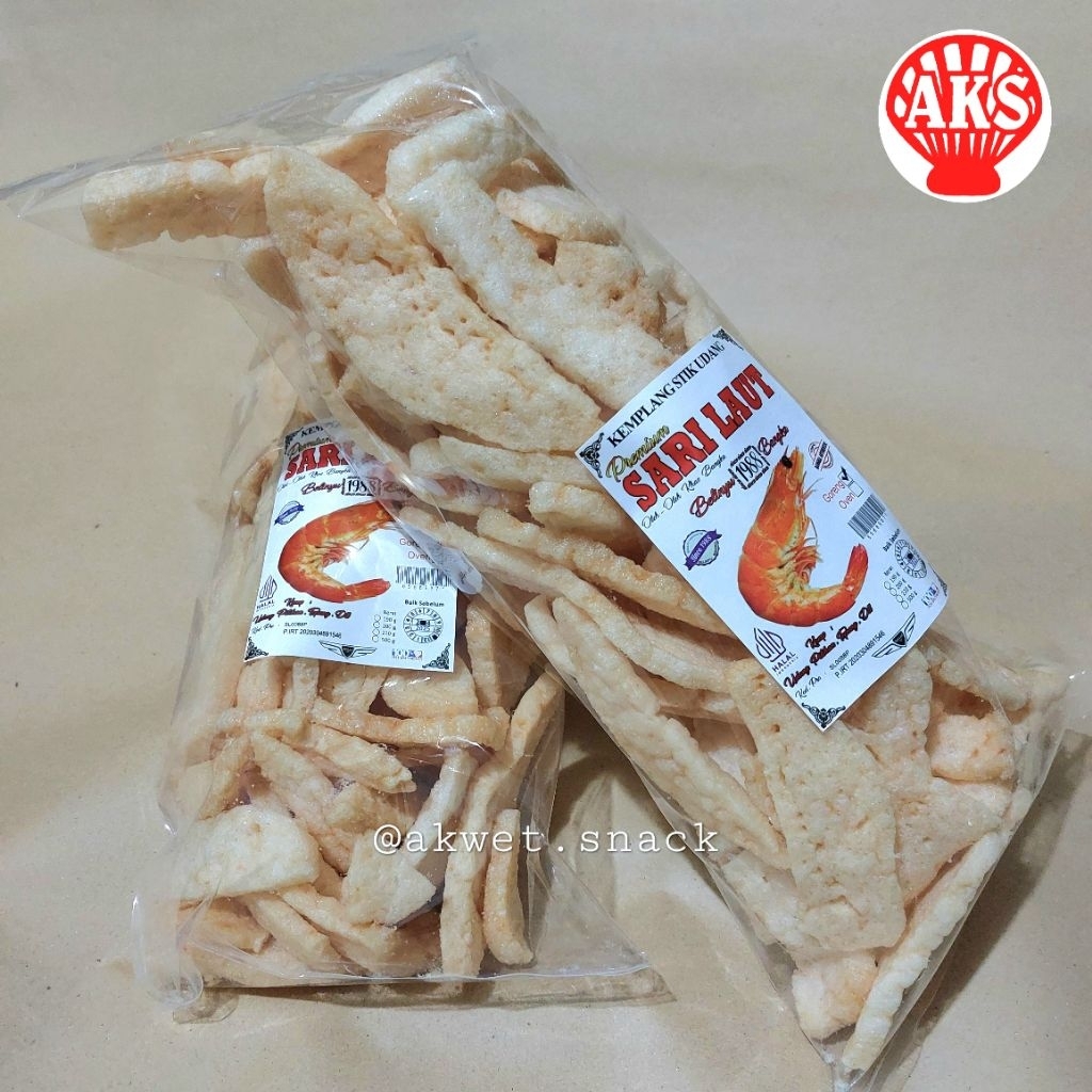 

Kemplang Goreng Udang cap SARI LAUT Premium Makanan khas Bangka