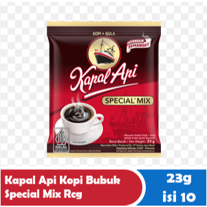 

Kapal Api Special Mix 1 Renceng Isi 10 Sachet