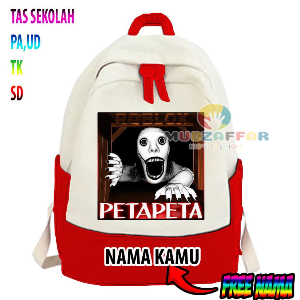 TAS RANSEL ANAK PETA PETA TAS RANSEL ANAK HANTU PETA PETA