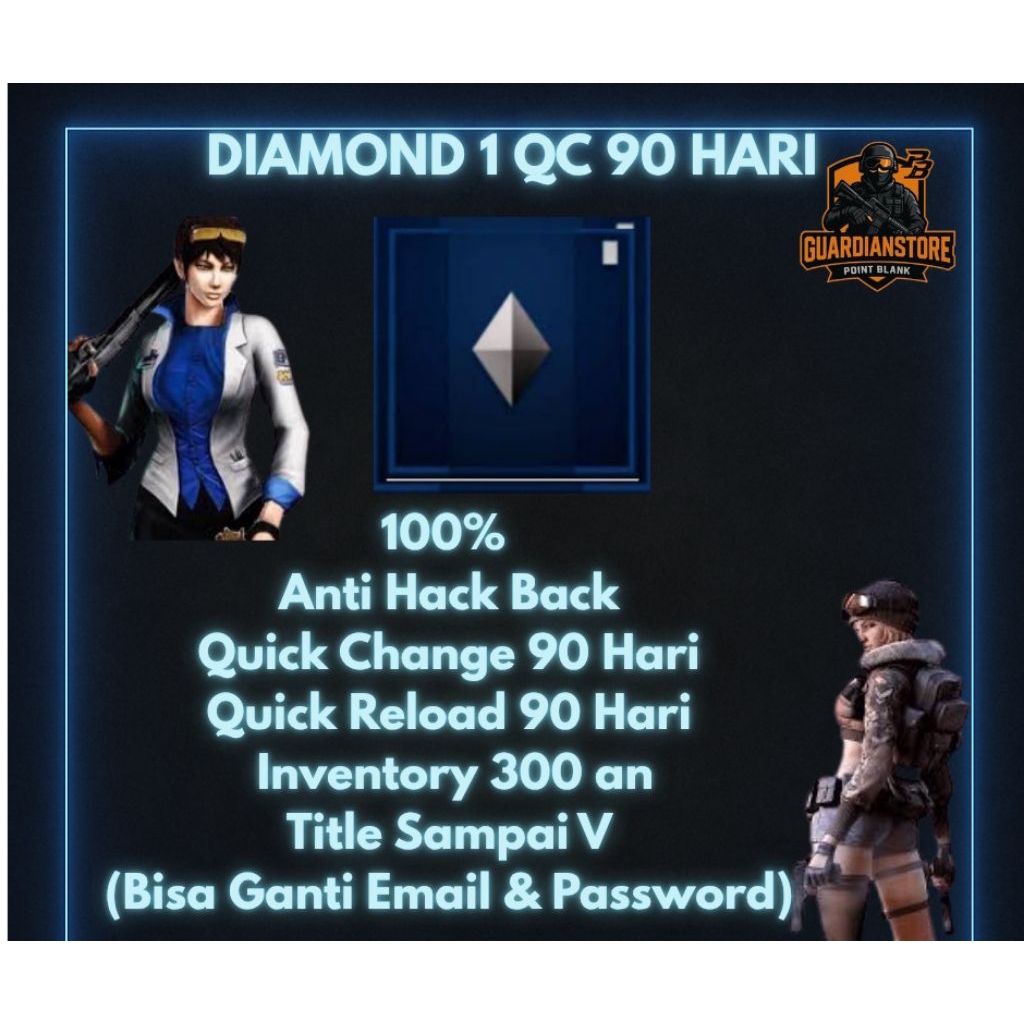 AKUN POINT BLANK DIAMOND 1 QC 90 HARI - POINT BLANK ZEPETTO INDONESIA