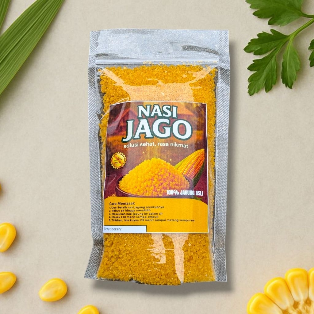 

Nasi Jagung Instan (Ampok) Sehat & Praktis 250 gr | Jagung Asli | Tinggi Serat | Diet & Diabetes Friendly