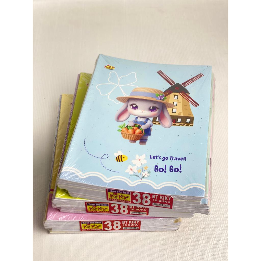 

BUKU TULIS KIKY 38 HALAMAN PER PACK (ISI 10 PCS)