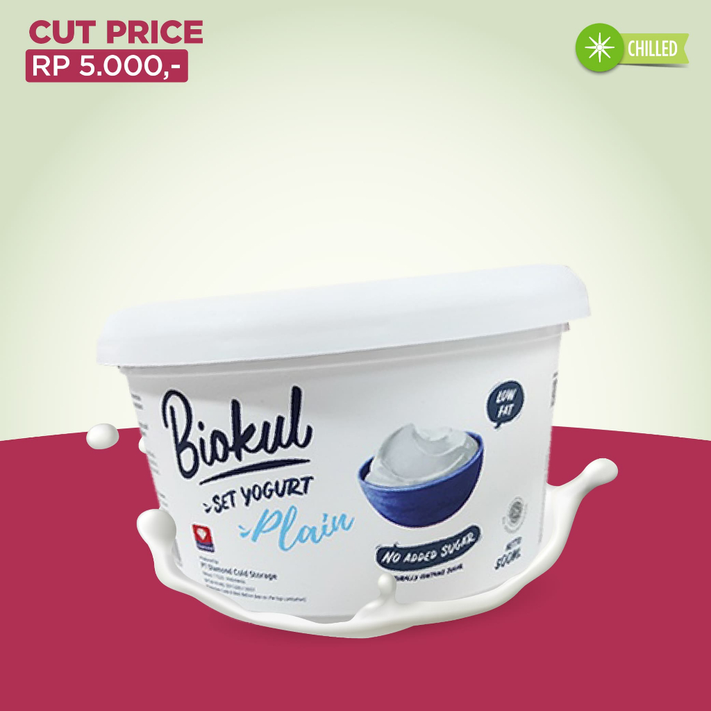 

CUT PRICE 5K 1 PCS BIOKUL SET YOGURT 500 ML