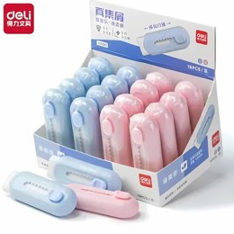 

Penghapus Pensil Otomatis Deli VP100 Bentuk Cutter Lucu Warna Pastel