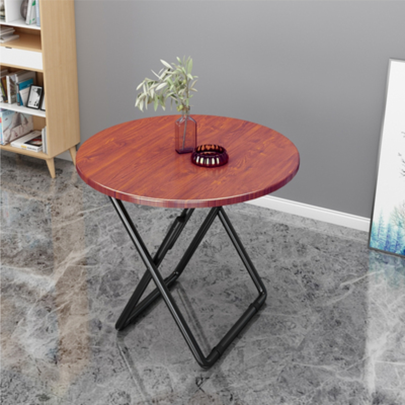 Meja Lipat Portable / Meja Lipat Bulat / Meja Makan Lipat / Meja Cafe Serbaguna / Meja Lipat