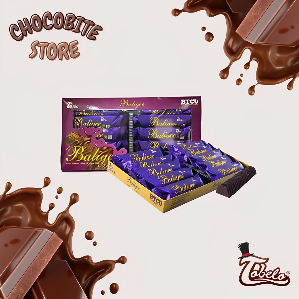 

Tobelo Baligee Tray 10x20gram - Tobelo Baligee Isi 10 Pcs Chocolate