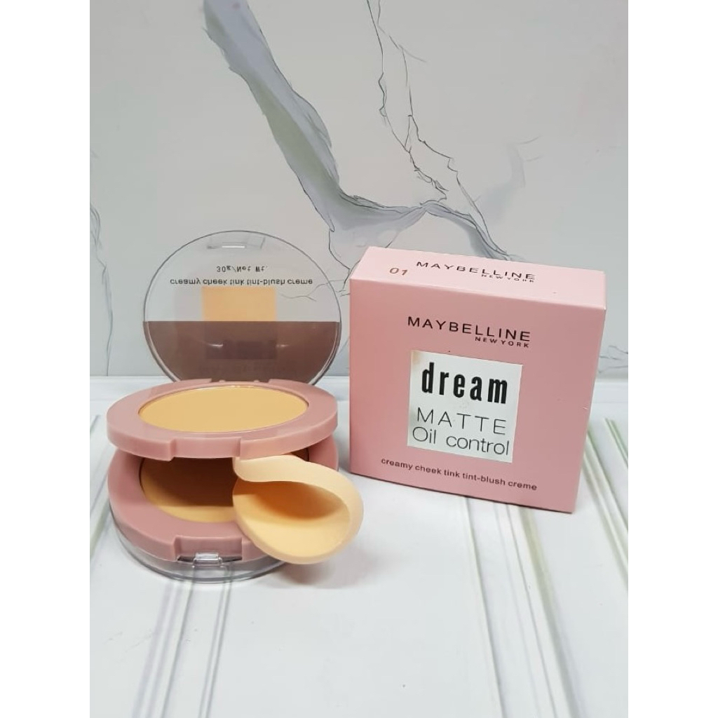 BEDAK MAYBELLINE 2 IN 1 BOX PINK