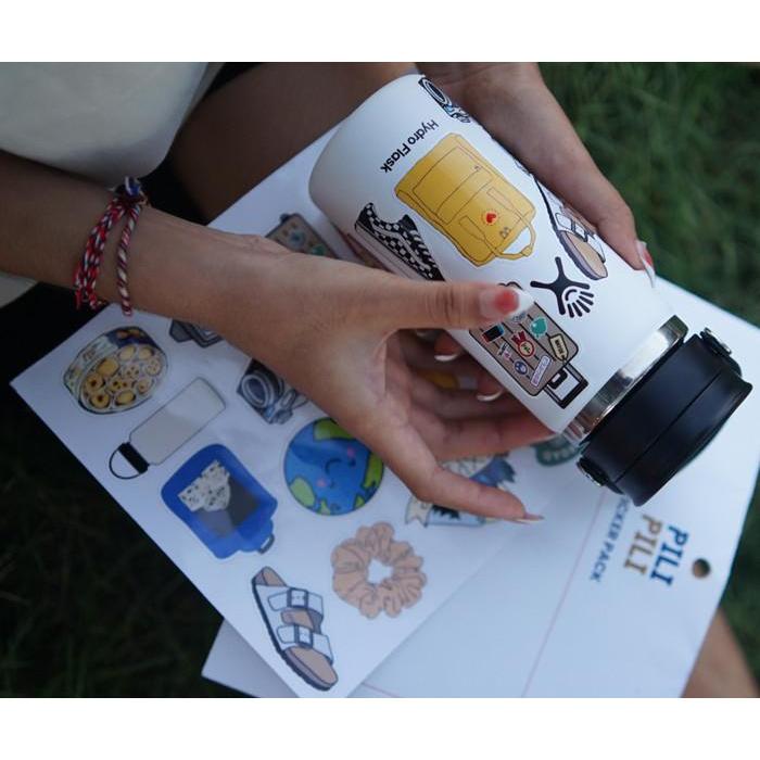 

Stiker Tumbler Koper Pilipili Water Bottle Sticker Tempel Pack Vynil Waterproof Motif Gambar