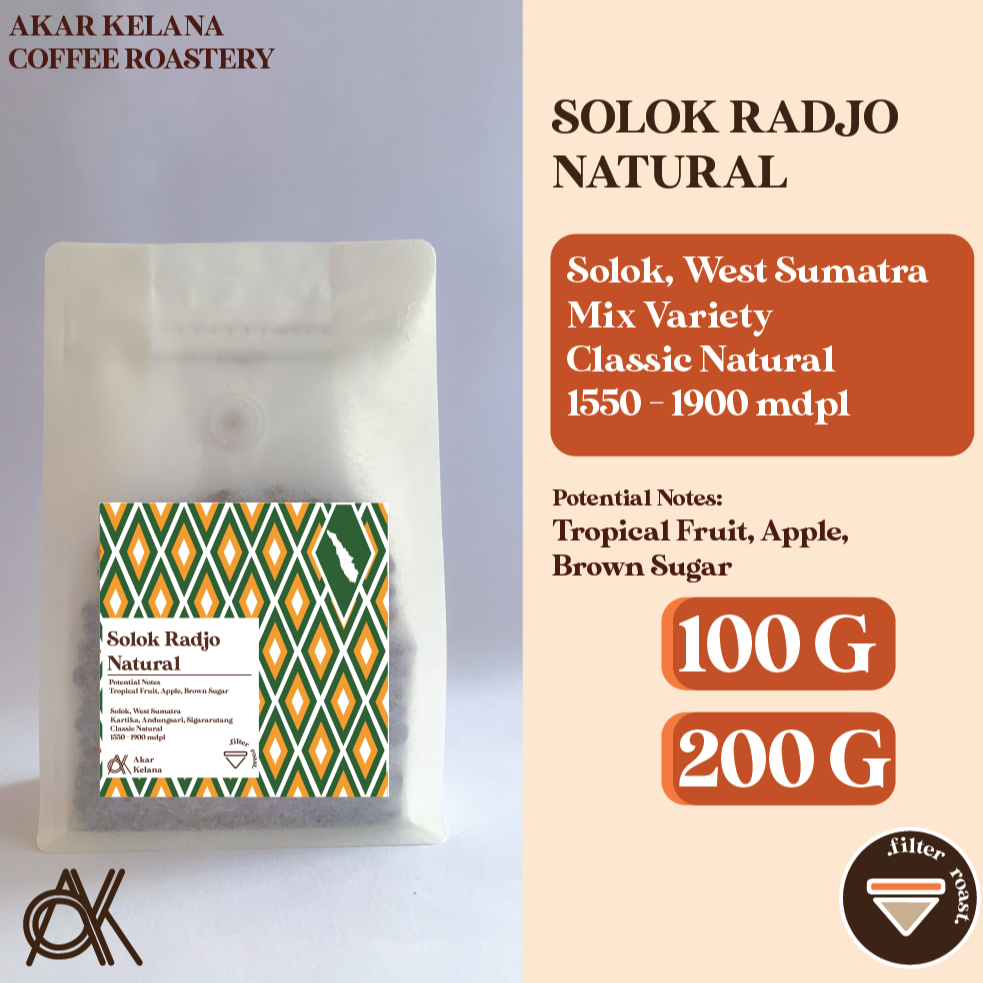 

Kopi Arabika Filter Solok Radjo Natural