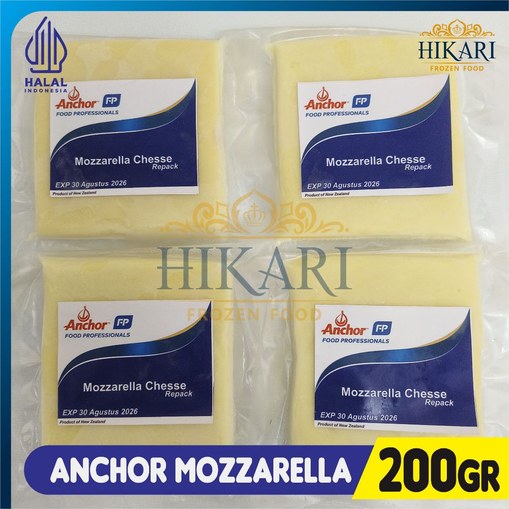 

Keju Mozzarella Anchor - Mozzarella Chesse 200gr
