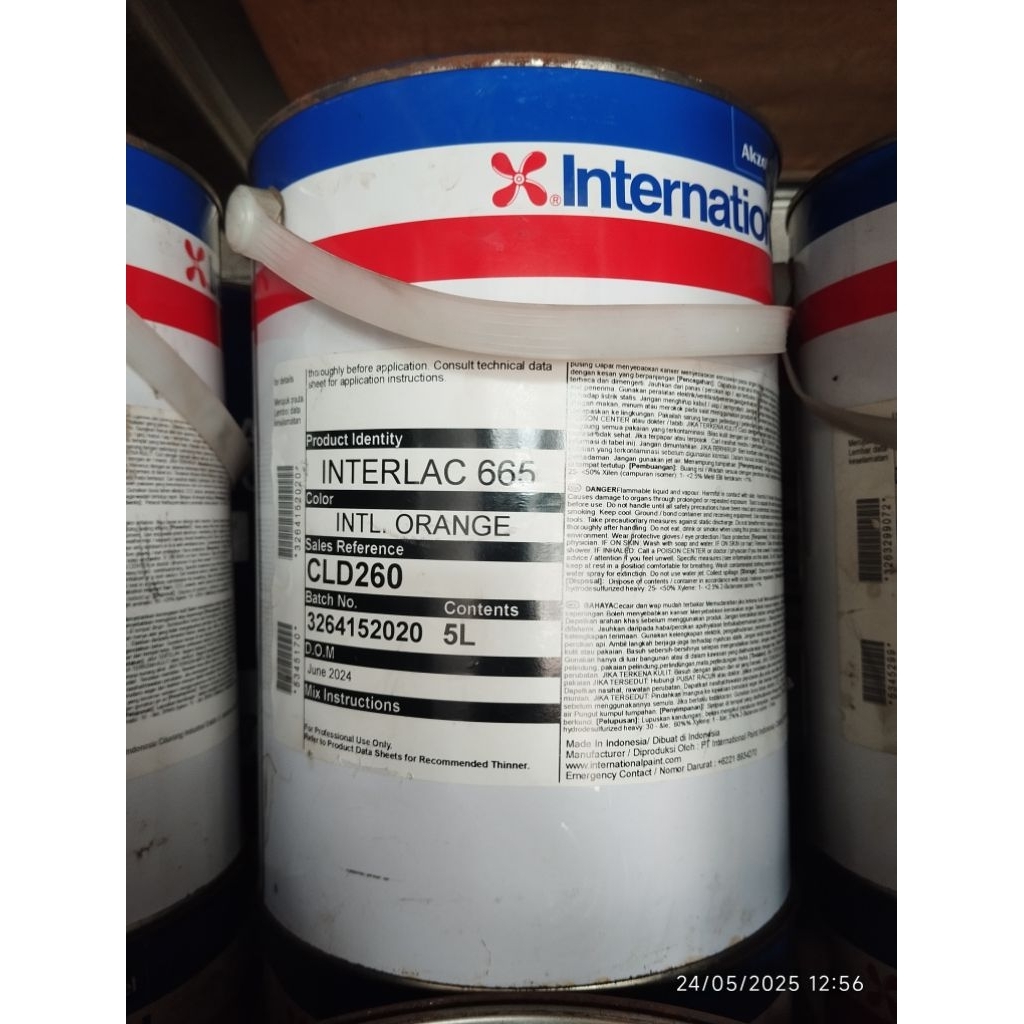 Cat AkzoNobel International INTERLAC 665 orange