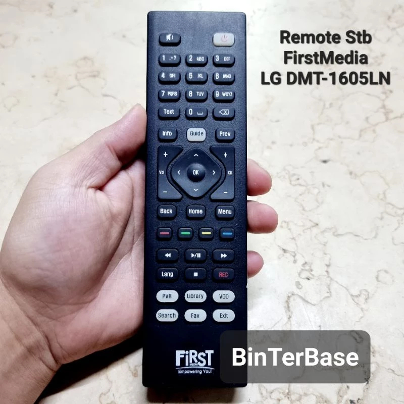 Remote remot Firstmedia STB Smart Box HD LG DMT-1605LN Original 100% Ori LG DMT 1605 LN
