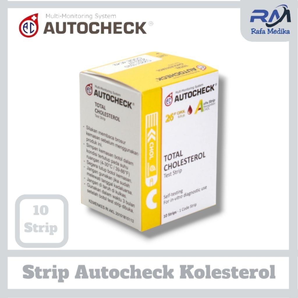 Strip Autocheck Kolesterol  Cek Kolesterol Autocheck  Autocheck Koles