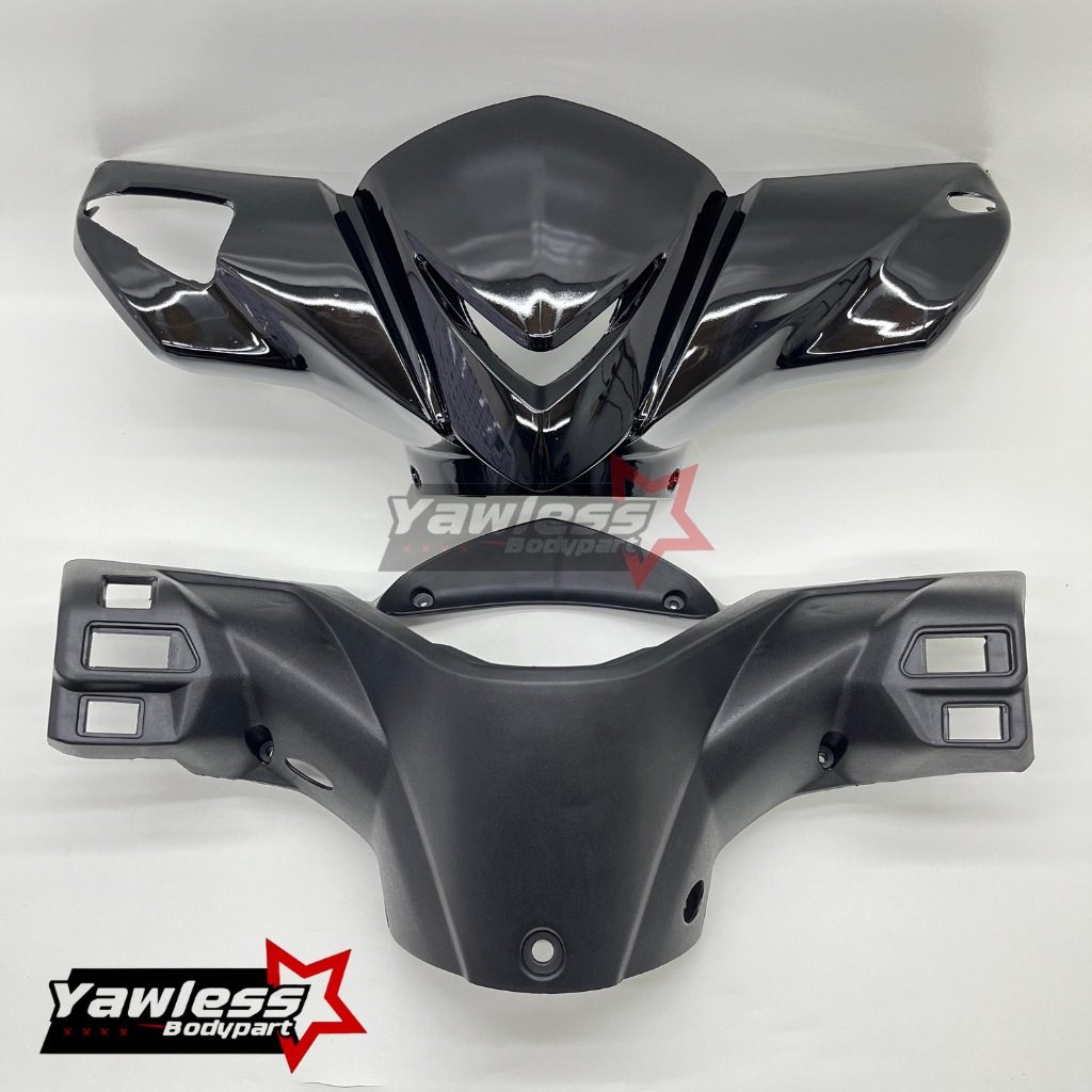batok blade 110 / batok kepala depan belakang motor honda blade 110 lama warna hitam - batok kepala 