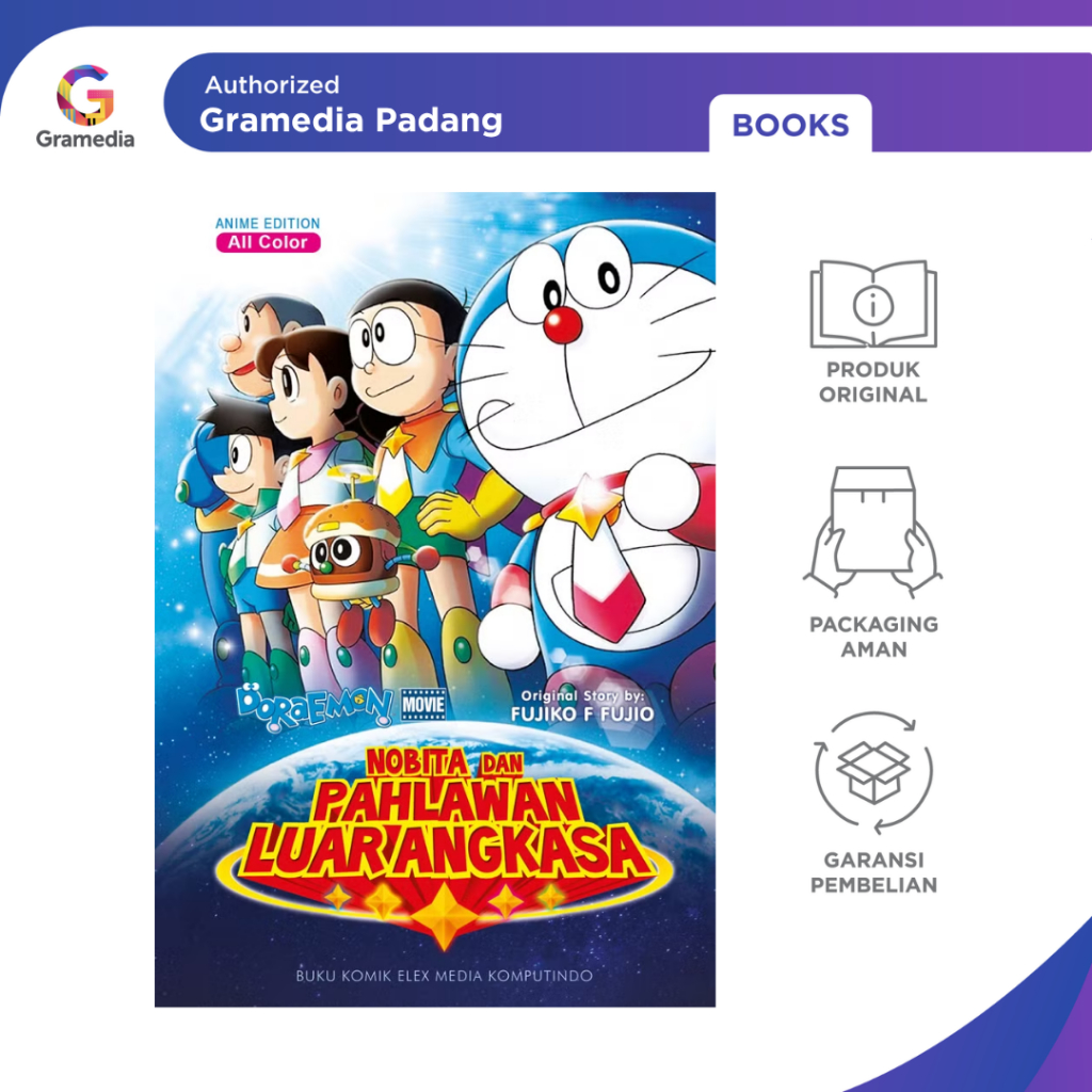 Gramedia Padang - Doraemon Movie: Nobita dan Pahlawan Luar Angkasa