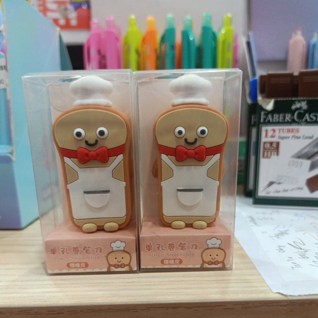 

Stationery Belajar Rautan & Penghapus karakter Lucu /13457