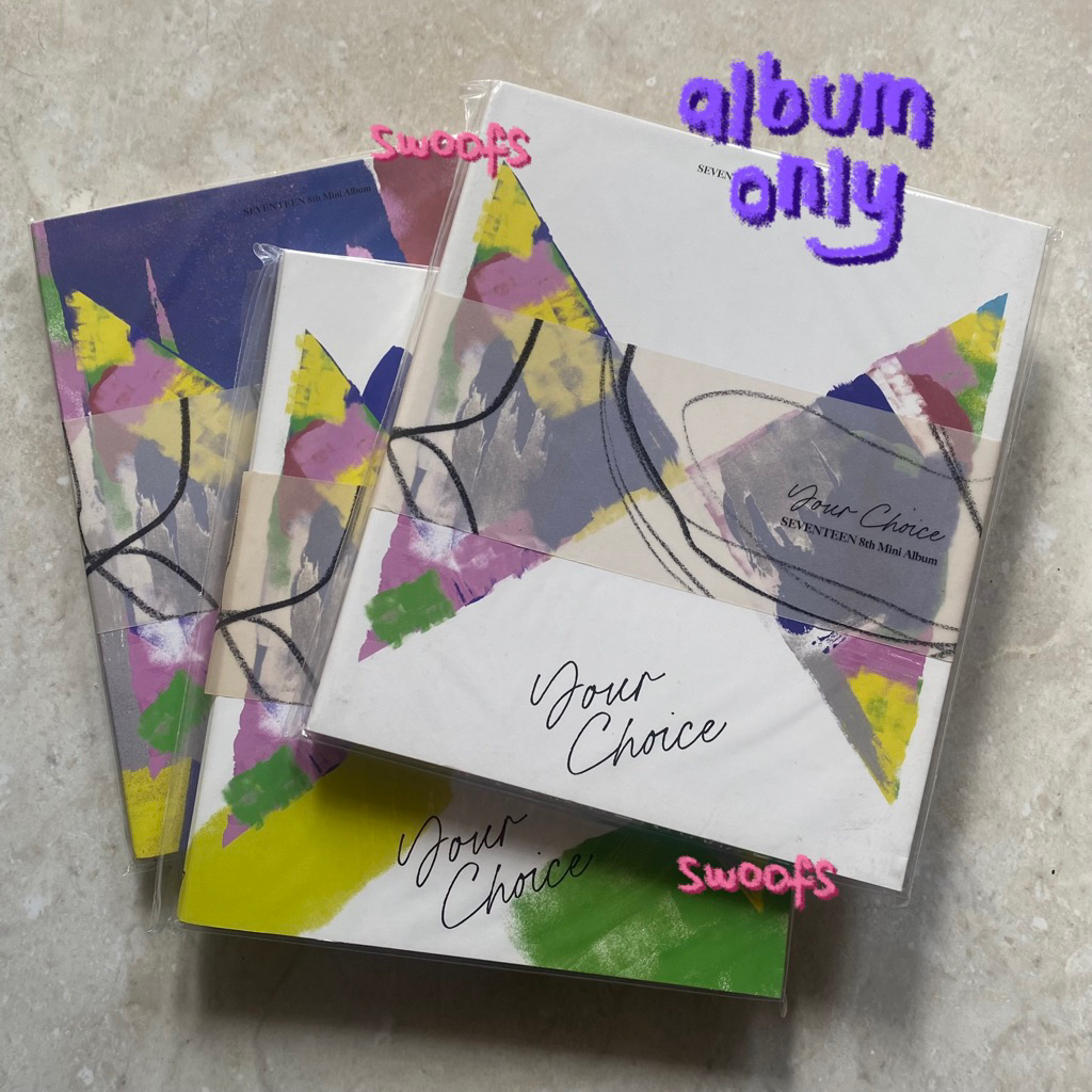 [READY] Seventeen album only  (+cd) your choice one side other side beside