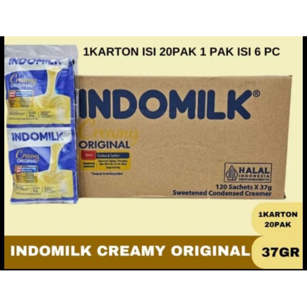 

INDOMILK CREAMY ORIGINAL, Susu Kental Manis.