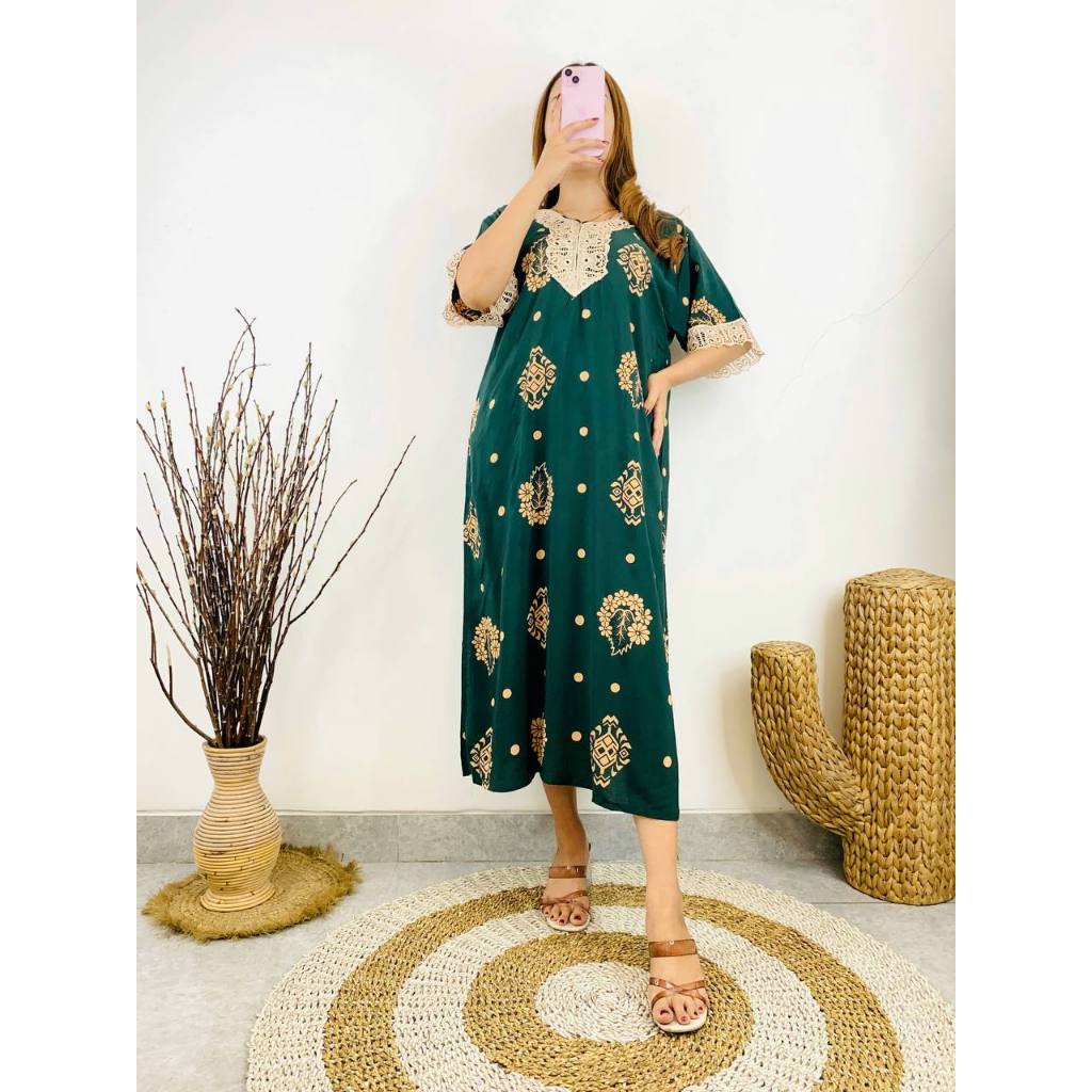 cun_ Batik Benang Raja Daster Renda