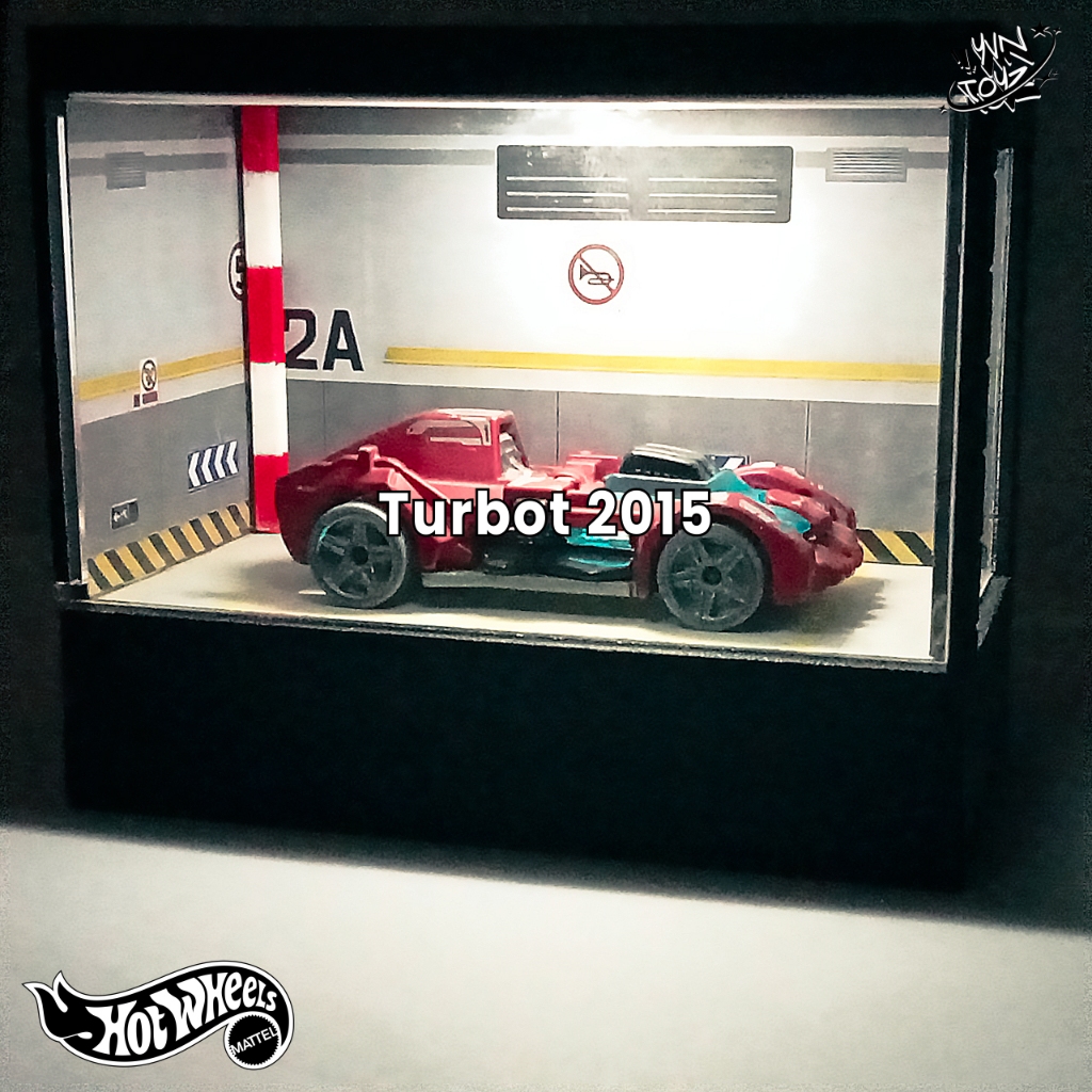 HOTWHEELS HOT WHEELS MAINAN MOBIL ANAK KECIL MURAH HEMAT MOBIL BALAP (TURBOT 2015 MERAH DOFF)