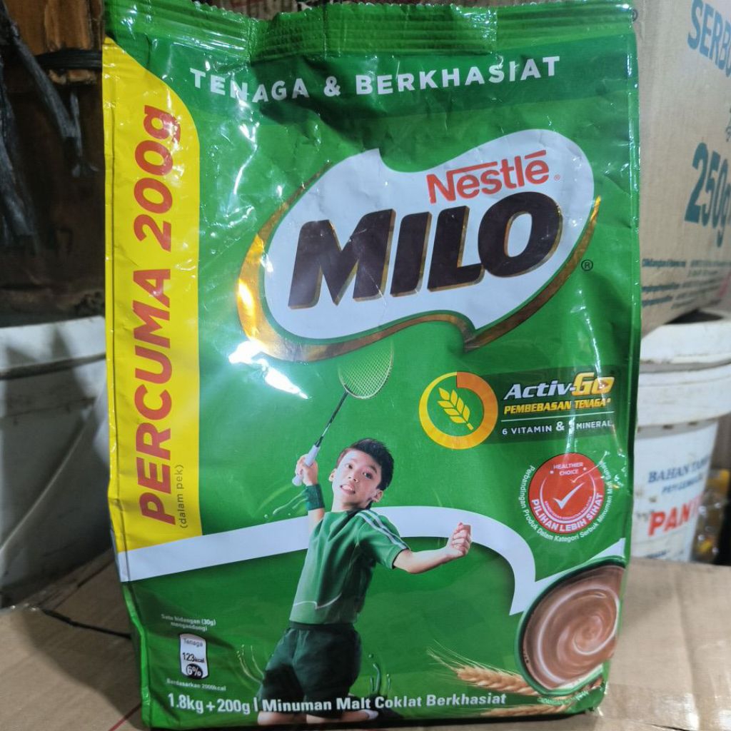 

Milo 1.8kg+200grm
