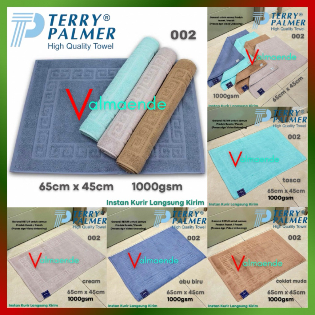 Keset Kamar Mandi 65x45cm Terry Palmer Premium Keset Handuk 100% Cotton 1000gsm Handuk Dapur 002