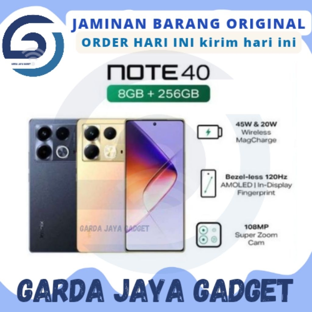 HP HANDPHONE INFINIX NOTE 40 RAM 8/256 - NEW